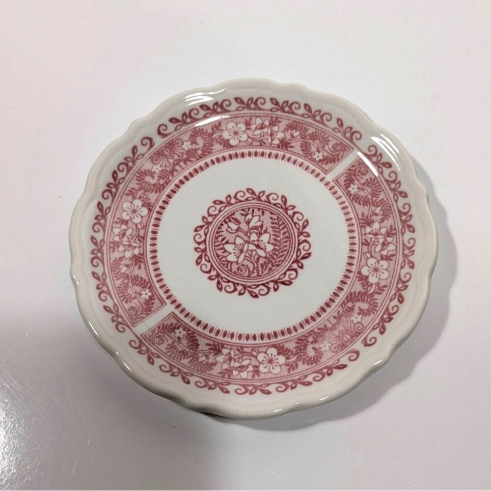 Syracuse China Strawberry Hill Bread Plate 101-K USA Floral Design Vintage